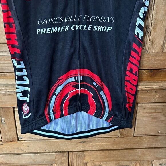 Men's Podium Small Cycling Jersey Therapy Full Zip Short Sleeve - Picture 4 of 10